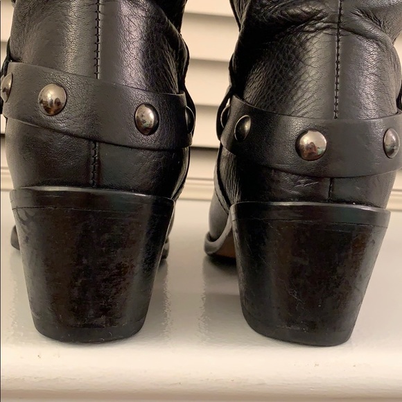 KURT GEIGER CARVELA  Black Cowboy Studded  Boots - Picture 11 of 13